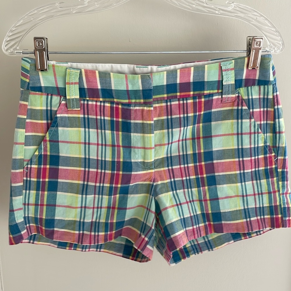 J Crew plaid shorts